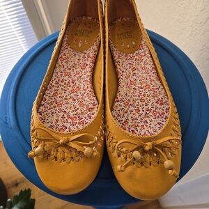 Hot Kiss Women's Yellow Ballet Flats